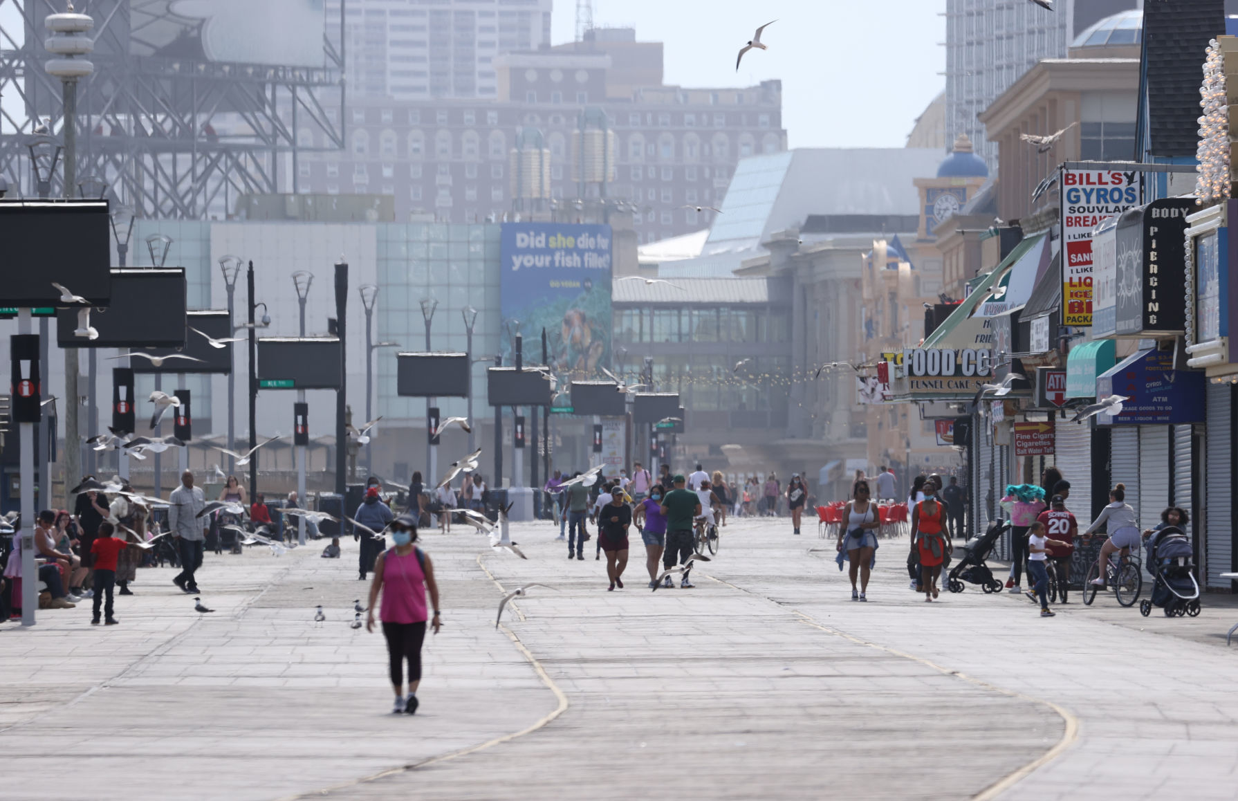 Atlantic City Boardwalk Beach